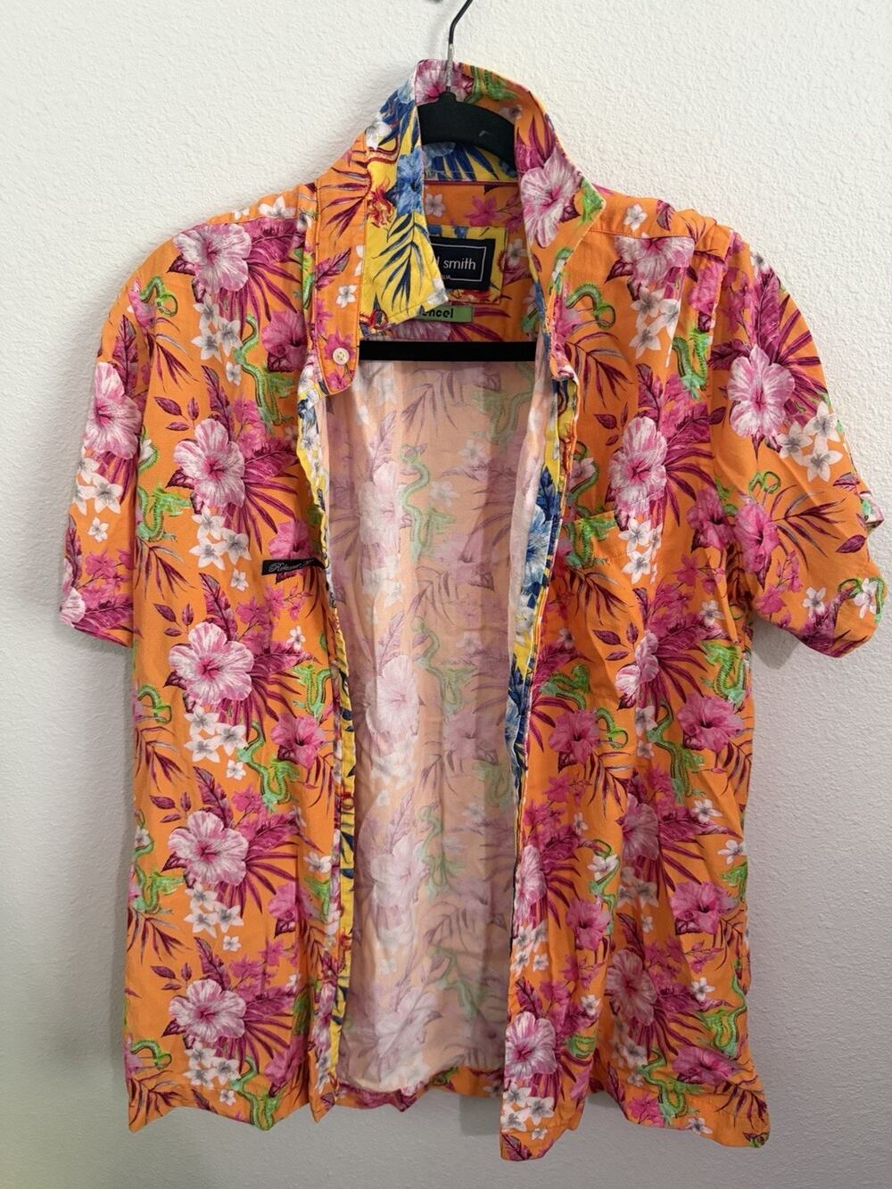 david smith australia Medium Colorful Hawaiian Shirt (H9)